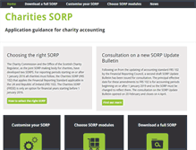 Tablet Screenshot of charitiessorp.org